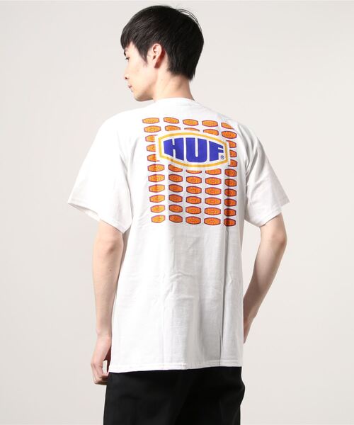 HUF（ハフ）の「WORKMANS S/S TEE　HUF ハフ Tシャツ（Tシャツ/カットソー・メンズ・ホワイト/ダークグリーン・X-LARGE/MEDIUM/SMALL/LARGE）」の4枚目の写真