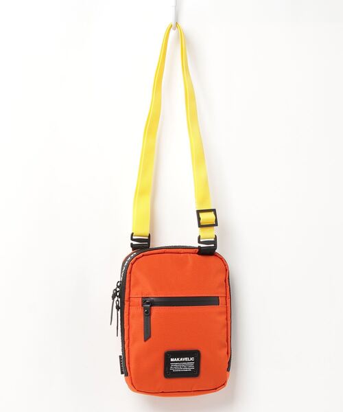 MAKAVELIC(マキャベリック)の「【MAKAVELIC】TRUCKS DUALIS POUCH BAG(ショルダーバッグ・メンズ・ネイビー/オレンジ・FREE)」の5枚目の写真