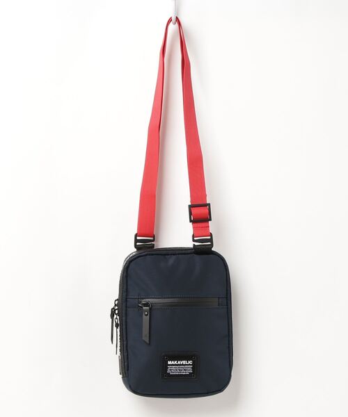 MAKAVELIC(マキャベリック)の「【MAKAVELIC】TRUCKS DUALIS POUCH BAG(ショルダーバッグ・メンズ・ネイビー/オレンジ・FREE)」の6枚目の写真