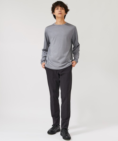 BESPOKE TOKYO（ビスポークトウキョウ）の「【BESPOKE TOKYO】NYLON 4WAY STRETCH PANTS（スラックス・メンズ・ネイビー/ブラック・1/2/3/4）」の19枚目の写真