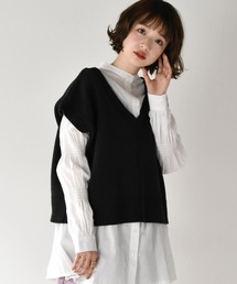 RETRO GIRL | Vネックベスト(ベスト)