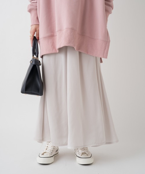 LOUNGEDRESS(ラウンジドレス)の「ソフトフレアロングスカート LOUNGEDRESS(ラウンジドレス)の「ソフトフレアロングスカート