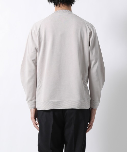 ADAM ET ROPE'（アダムエロペ）の「【ホールガーメント】3D 無縫製プルオーバーニット（ニット/セーター・メンズ・スミクロ/ライトグレー・M/L）」の12枚目の写真