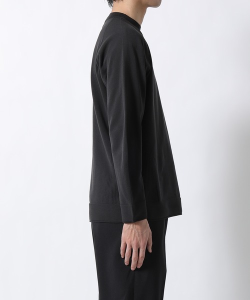 ADAM ET ROPE'（アダムエロペ）の「【ホールガーメント】3D 無縫製プルオーバーニット（ニット/セーター・メンズ・スミクロ/ライトグレー・M/L）」の14枚目の写真