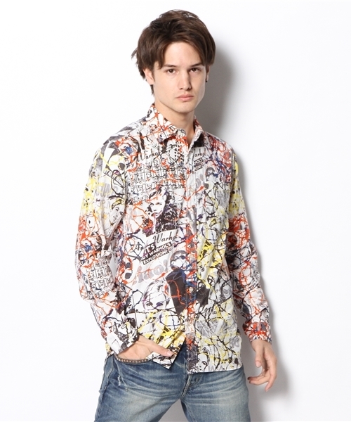 HYSTERIC GLAMOUR（ヒステリックグラマー）の「長袖レギュラーSH（シャツ/ブラウス・メンズ・マルチ・SMALL/MEDIUM/LARGE）」の2枚目の写真