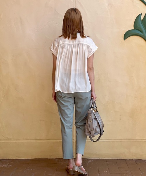 RIVE DROITE(リヴドロワ)の「美脚効果抜群 インスリットパンツ(その他パンツ・レディース・ベージュ/ミント/ネイビー/ブラック・36/38)」の20枚目の写真