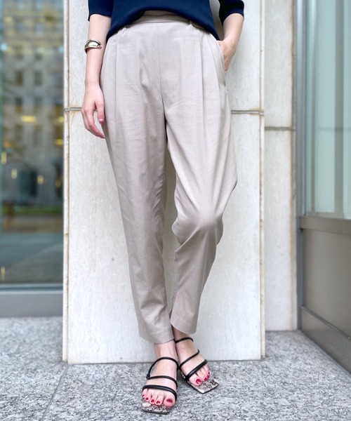 RIVE DROITE(リヴドロワ)の「美脚効果抜群 インスリットパンツ(その他パンツ・レディース・ベージュ/ミント/ネイビー/ブラック・36/38)」の21枚目の写真