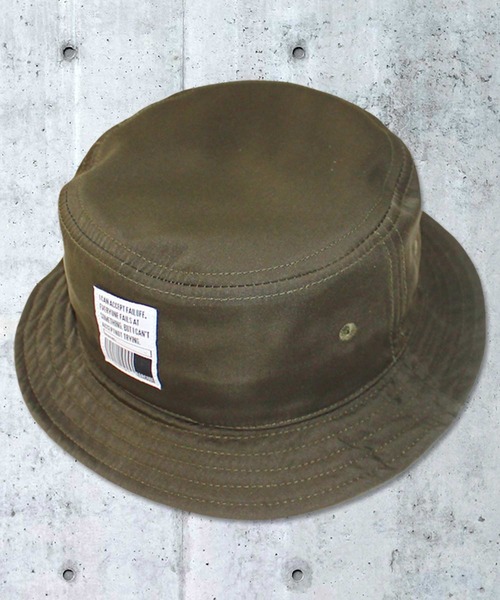 THE CASUAL(カジュアル)の「ワッペンポリバケットハット キッズ(ハット・キッズ・ベージュ/パープル/チャコール/ブラック/カーキ/ネイビー/イエロー/オレンジ・56cm/54cm/52cm)」の5枚目の写真