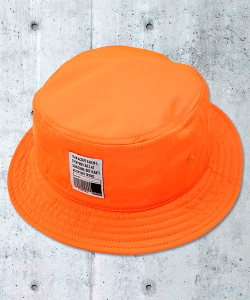 THE CASUAL(カジュアル)の「ワッペンポリバケットハット キッズ(ハット・キッズ・ベージュ/パープル/チャコール/ブラック/カーキ/ネイビー/イエロー/オレンジ・56cm/54cm/52cm)」の8枚目の写真