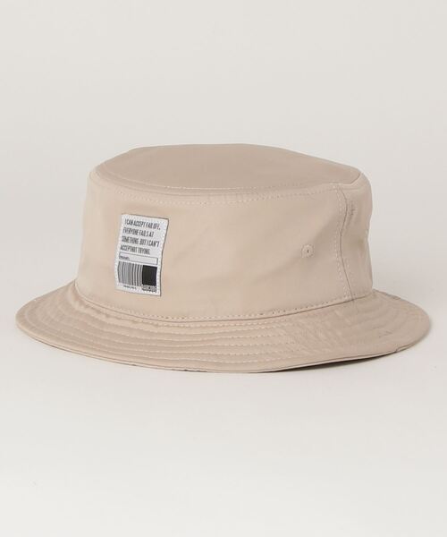 THE CASUAL(カジュアル)の「ワッペンポリバケットハット キッズ(ハット・キッズ・ベージュ/パープル/チャコール/ブラック/カーキ/ネイビー/イエロー/オレンジ・56cm/54cm/52cm)」の15枚目の写真