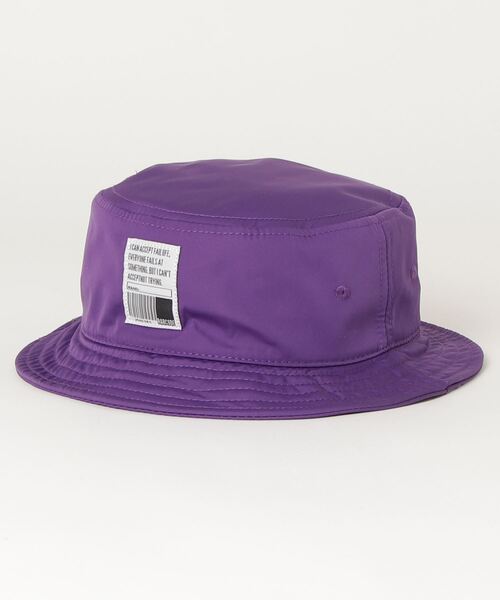 THE CASUAL(カジュアル)の「ワッペンポリバケットハット キッズ(ハット・キッズ・ベージュ/パープル/チャコール/ブラック/カーキ/ネイビー/イエロー/オレンジ・56cm/54cm/52cm)」の18枚目の写真