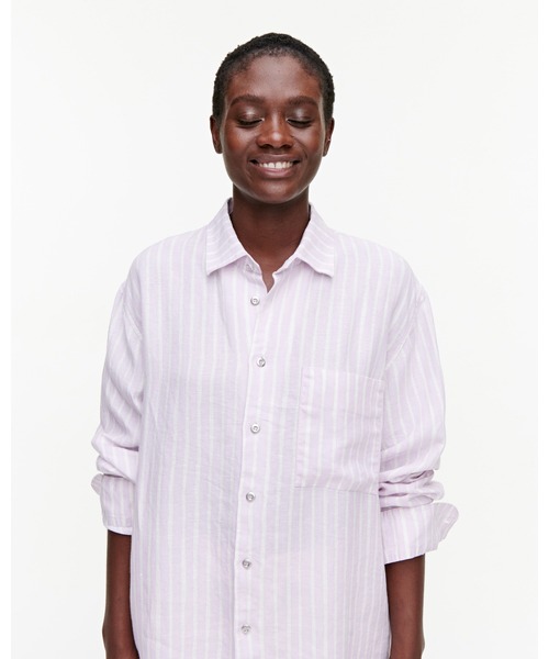 marimekko（マリメッコ）の「Piccolo / Jokapoika linen shirt（シャツ