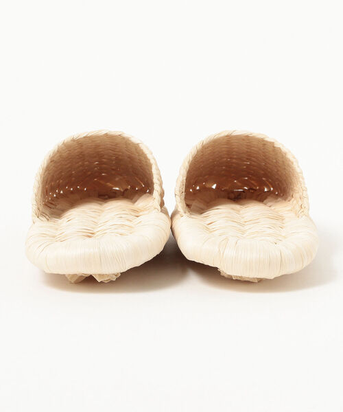 BEAMS JAPAN（ビームス　ジャパン）の「BEAMS JAPAN SELECT / とわだ産品 きみがら スリッパ M ＜UNISEX＞（サンダル・メンズ・ベージュ・MEDIUM）」の5枚目の写真