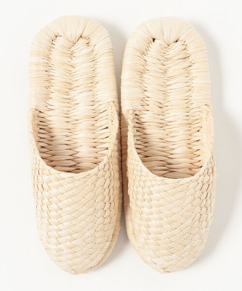 BEAMS JAPAN（ビームス　ジャパン）の「BEAMS JAPAN SELECT / とわだ産品 きみがら スリッパ M ＜UNISEX＞（サンダル・メンズ・ベージュ・MEDIUM）」の6枚目の写真