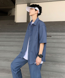 neos（ネオス）の「【neos -addictive design-】ルーズシルエット ダブルポケットシャツ＆パンツ セットアップ（セットアップ）」