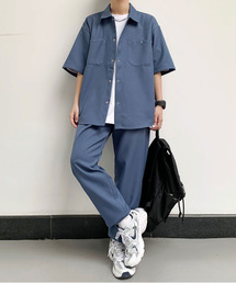 EFFECTION（エフェクション）の「【neos -addictive design-】ルーズシルエット ダブルポケットシャツ＆パンツ セットアップ（セットアップ）」
