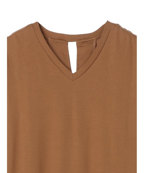 YECCA VECCA（イェッカヴェッカ）の「タックデザインカットワンピース　＊（ワンピース・レディース・ブラック/ブラウン/グリーン・FREE）」の12枚目の写真