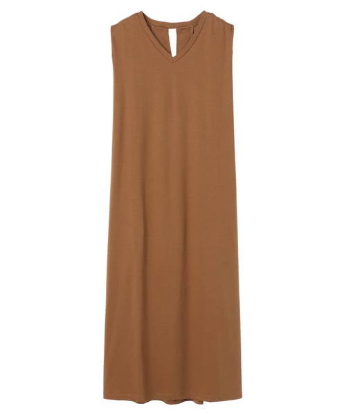 YECCA VECCA（イェッカヴェッカ）の「タックデザインカットワンピース　＊（ワンピース・レディース・ブラック/ブラウン/グリーン・FREE）」の16枚目の写真