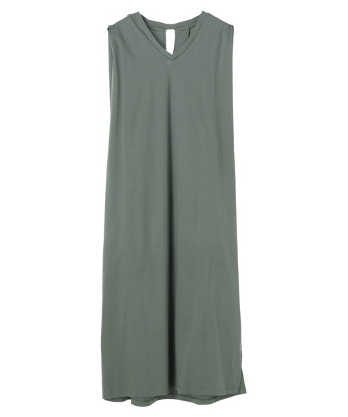 YECCA VECCA（イェッカヴェッカ）の「タックデザインカットワンピース　＊（ワンピース・レディース・ブラック/ブラウン/グリーン・FREE）」の17枚目の写真