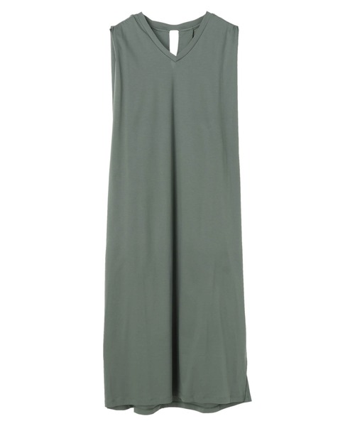 YECCA VECCA（イェッカヴェッカ）の「タックデザインカットワンピース　＊（ワンピース・レディース・ブラック/ブラウン/グリーン・FREE）」の18枚目の写真