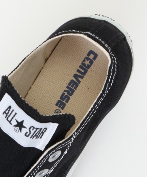 CONVERSE ALL STAR（コンバースオールスター）の「ALL STAR スリップ3 オックス（スニーカー・レディース・ブラック/ホワイト・24.0cm/24.5cm/23.5cm/23cm）」の8枚目の写真