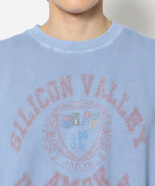 amok（アモク）の「amok /アモク/別注SS スウェット（Tシャツ/カットソー・メンズ・ブラック/ブルー/イエロー・FREE）」の7枚目の写真