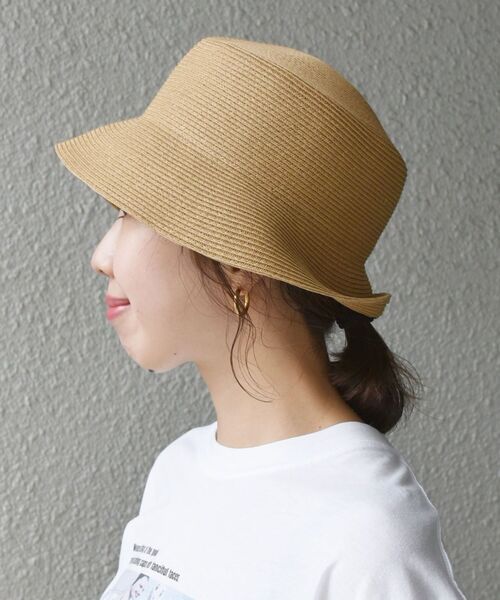 SHIPS any(シップス エニィ)の「SHIPS any:ブレード バケットハット(ハット・レディース・キャメル/ベージュ・ONE SIZE)」の2枚目の写真