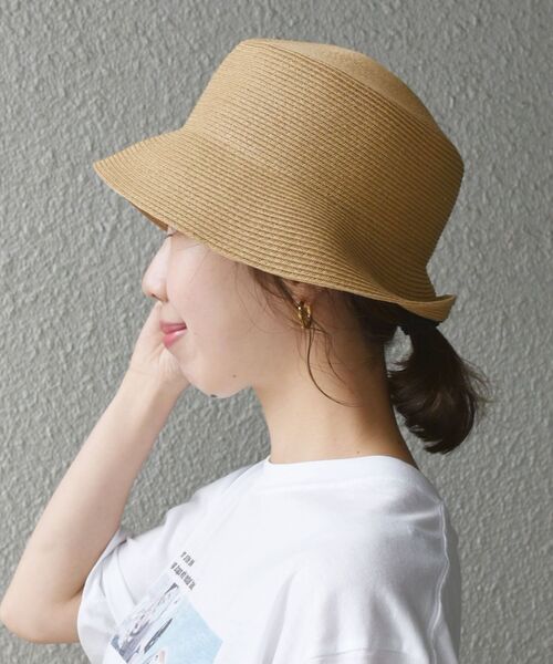 SHIPS any(シップス エニィ)の「SHIPS any:ブレード バケットハット(ハット・レディース・キャメル/ベージュ・ONE SIZE)」の8枚目の写真