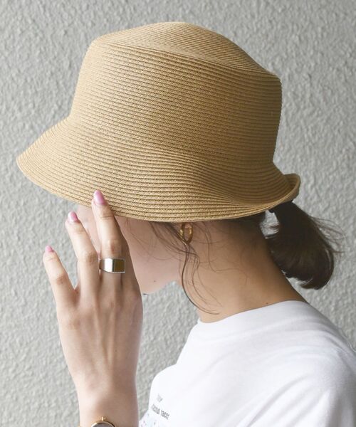 SHIPS any(シップス エニィ)の「SHIPS any:ブレード バケットハット(ハット・レディース・キャメル/ベージュ・ONE SIZE)」の9枚目の写真