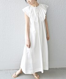 SHIPS any | SHIPS any: ビッグカラー フリル ワンピース〈ウォッシャブル〉◇(ワンピース)