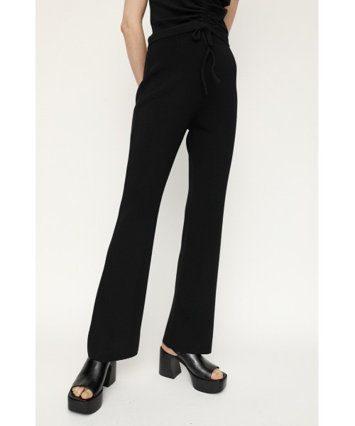 SLY（スライ）の「NYLON BLEND FLARE PT ナイロン ブレンド フレアパンツ（スラックス・レディース・ブルー/ブラック/ブラウン・2/1）」の15枚目の写真