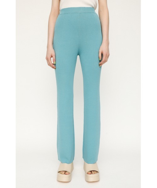 SLY（スライ）の「NYLON BLEND FLARE PT ナイロン ブレンド フレアパンツ（スラックス・レディース・ブルー/ブラック/ブラウン・2/1）」の7枚目の写真