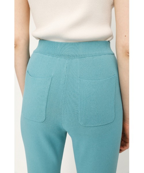 SLY（スライ）の「NYLON BLEND FLARE PT ナイロン ブレンド フレアパンツ（スラックス・レディース・ブルー/ブラック/ブラウン・2/1）」の11枚目の写真