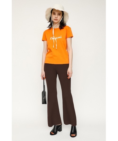 SLY（スライ）の「NYLON BLEND FLARE PT ナイロン ブレンド フレアパンツ（スラックス・レディース・ブルー/ブラック/ブラウン・2/1）」の20枚目の写真