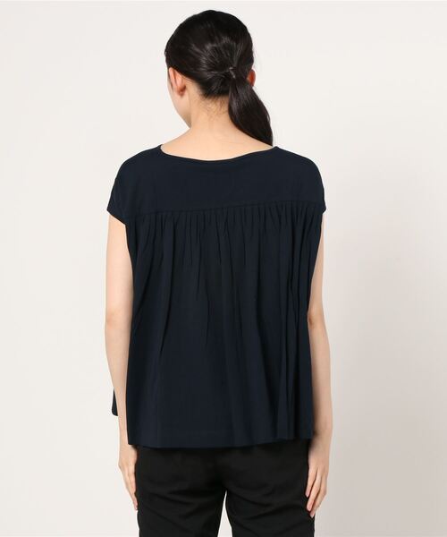 DEMYLEE（デミリー）の「DEMYLEE / ノースリーブカットソー（Tシャツ/カットソー・レディース・ネイビー・X-SMALL）」の3枚目の写真