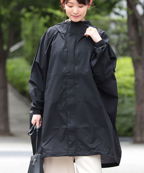 Ray BEAMS(レイビームス)の「THE NORTH FACE / Taguan Poncho(ポンチョ・レディース・ブラック/ダークブラウン/オリーブ・ONE SIZE)」の6枚目の写真