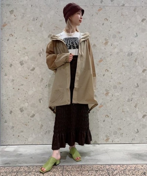 Ray BEAMS(レイビームス)の「THE NORTH FACE / Taguan Poncho(ポンチョ・レディース・ブラック/ダークブラウン/オリーブ・ONE SIZE)」の18枚目の写真