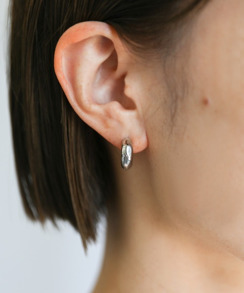 select MOCA（セレクトモカ）の「ハーフカットピンピアス（ピアス（両耳用）・レディース・シルバー/ゴールド・FREE）」の9枚目の写真