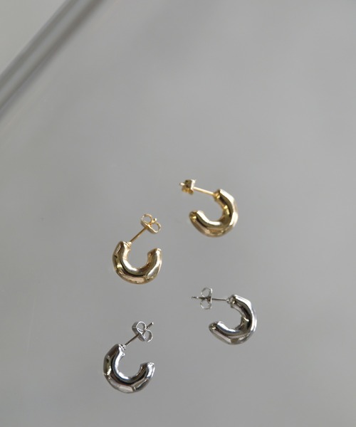 select MOCA（セレクトモカ）の「ハーフカットピンピアス（ピアス（両耳用）・レディース・シルバー/ゴールド・FREE）」の14枚目の写真