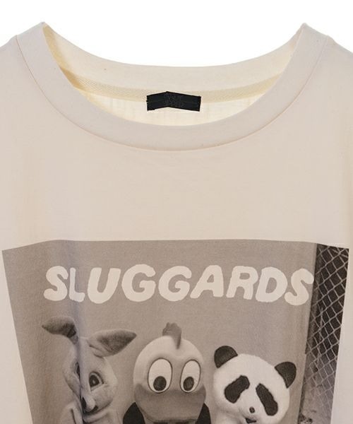 Candy Stripper（キャンディストリッパー）の「SLUGGARD BIG Tシャツ（Tシャツ/カットソー・レディース・アイボリー/ブラック/ブルー・2）」の6枚目の写真