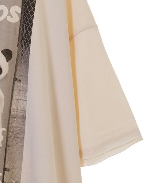 Candy Stripper（キャンディストリッパー）の「SLUGGARD BIG Tシャツ（Tシャツ/カットソー・レディース・アイボリー/ブラック/ブルー・2）」の7枚目の写真