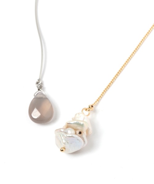 GLOBAL WORK（グローバルワーク）の「アソートアメリカンピアス/947886（ピアス（両耳用）・レディース・ゴールド/ライトグレー/ライトイエロー/グリーン・FREE）」の6枚目の写真