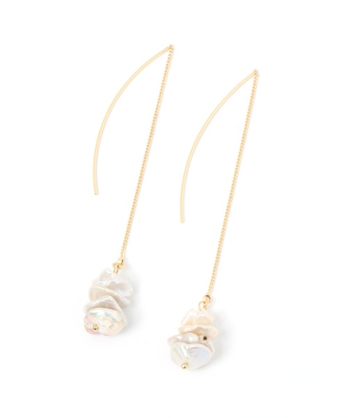 GLOBAL WORK（グローバルワーク）の「アソートアメリカンピアス/947886（ピアス（両耳用）・レディース・ゴールド/ライトグレー/ライトイエロー/グリーン・FREE）」の9枚目の写真