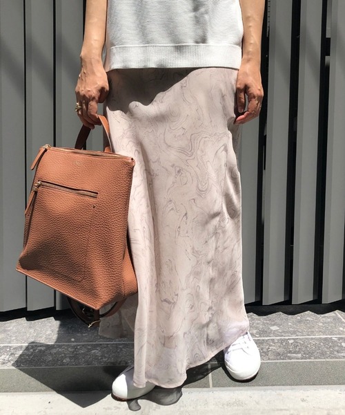 セール ニュアンシーな着こなしが叶う マーブル柄プリントスカート スカート Un Dix Cors アンディコール のファッション通販 Zozotown