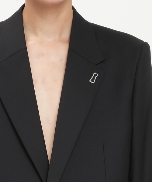 DRESSEDUNDRESSED（ドレスドアンドレスド）の「Minimalist Blazer（テーラードジャケット・メンズ・ブラック・4/2/3）」の6枚目の写真