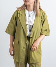 kutir | 【セットアップ可能！】半袖ジャケット(テーラードジャケット)