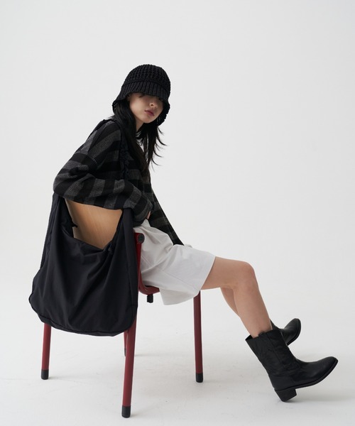 FEKETE（フェケテ）の「FEKETE PAPER SUMMER BUCKET HAT（ハット・メンズ・ブラック・FREE）」の5枚目の写真