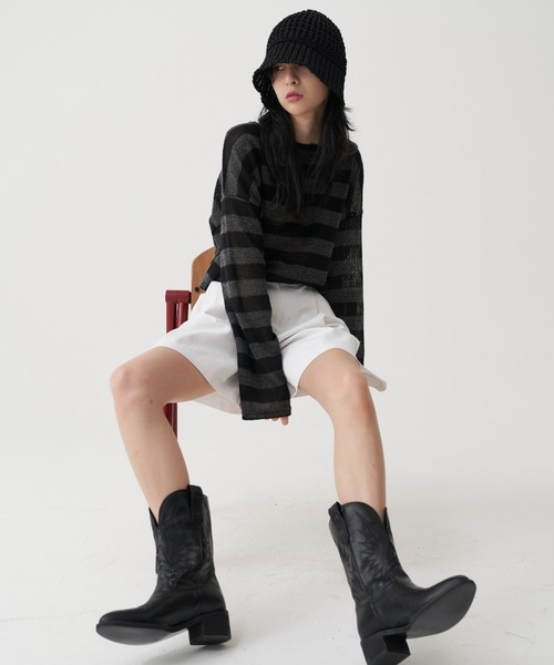 FEKETE（フェケテ）の「FEKETE PAPER SUMMER BUCKET HAT（ハット・メンズ・ブラック・FREE）」の12枚目の写真