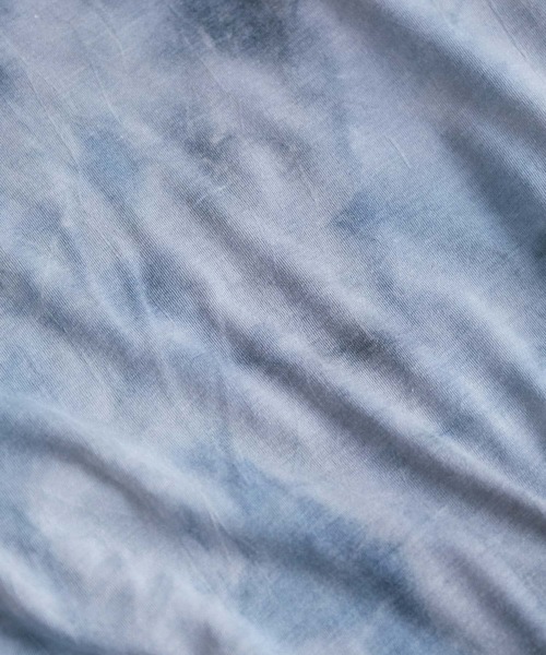 vis-`a-vis（ビサビ）の「【WEB限定】タイダイ染ドレープTシャツ（Tシャツ/カットソー・レディース・サックスブルー/グリーン系その他・FREE）」の9枚目の写真