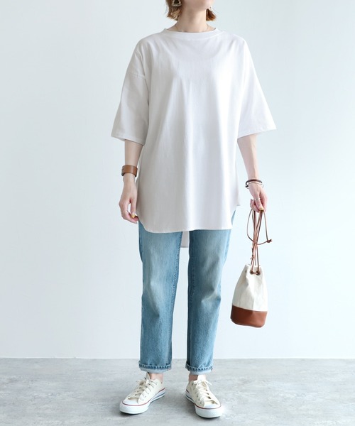 reca(レカ)の「バックプリントTシャツ(Tシャツ/カットソー・レディース・ホワイト/グレー/チャコール・FREE)」の20枚目の写真